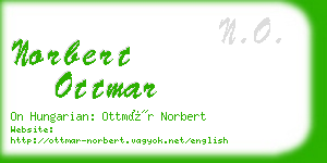 norbert ottmar business card